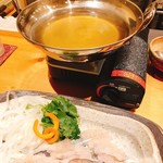 みつ林 - 鱧しゃぶの設え