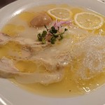 仙台中華蕎麦 仁屋 - 蒸し鶏のレモン塩中華そば(2019.07)
