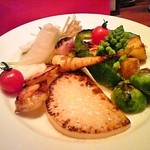 炉端イタリアン ICORIBI - こだわりのお野菜のグリル（ロマネスコなど）