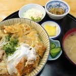 食事処 ときわ - この日のランチ「カツ丼」500円！