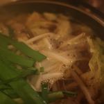 酒菜坊 橋蔵 - モツ鍋　ズームアップ