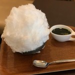 Cafe 豆うさぎ - 狭山抹茶氷