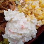 ナポリタンと、カレーは飲み物。 - ポテトｻﾗﾀﾞ