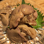 鶏と畑 - 鶏肝やららか煮