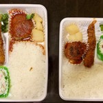 まがみ - 料理写真:土曜日の日替り弁当 (中)580円・(小)480円