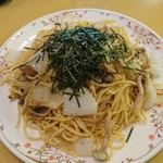 珈琲店ぴーぷる - アサリとキノコの和風スパゲッティ