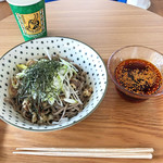 Cafe Dining Rukka COFFEE - 粗切りラー油蕎麦（冷）850円