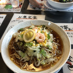 Midori Shiyokudou - 冷やし野菜ラーメン 700円