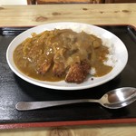 末広庵生そば - カツカレー