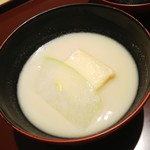 Kichi - 椀物  KICHI名代の京の白味噌仕立 揚げ湯葉豆腐