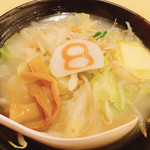 8番ラーメン  - 小さな野菜らーめん　バター風味
