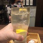 あなごと日本酒 なかむら - レモンサワーも飲んでみましたよ
