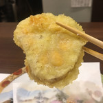 あなごと日本酒 なかむら - 新蓮根はサクサクした食感が際立ってますね～