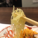 あなごと日本酒 なかむら - そうめん南瓜、面白い料理です