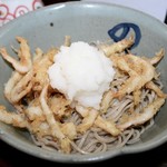 蕎麦見世のあみ - 生白海老天ぶっかけ辛味おろし蕎麦