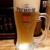 牛かつもと村 - 生ビール(中)：500円