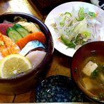 寿司鉄 - 寿司鉄 ＠平和台 ランチちらし ６５０円