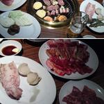 Teburu Oda Baikingu Yakiniku Oudou - 75品の方を選択。これに飲み放題（980円。税込1,029円）をつけてしめて１人3,460円（税込3,633円）