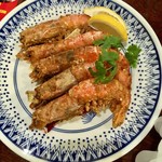 大衆中遊華食堂 八戒 - 有頭海老の唐揚げ