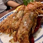 大衆中遊華食堂 八戒 - 有頭海老の唐揚げ