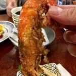 大衆中遊華食堂 八戒 - 有頭海老の唐揚げ リフト