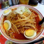 Moukotammennakamoto - 久しぶりの中本～！少し悩んだけど、やっぱり味噌卵麺野菜大盛よねヽ(*´∀｀)八(´∀｀*)ノ。
                前々から思ってはいたけど、作る人によって結構味変わるな～！今日のはぼちぼち(^o^)