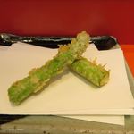 銀座 天一 - アスパラ