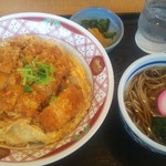 八永南部家敷 - とりかつ丼セット　972円