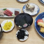 あわび屋 - 荒磯定食1,800円