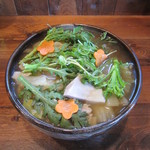 東京うどん 一将 - 冬野菜のあんかけうどん2012