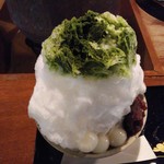 茶楽　かぐや - 「宇治金時」特製抹茶蜜をかけました　7/29