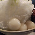 茶楽　かぐや - 「宇治金時の 白玉三個」7/29