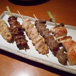 素材屋 - 串焼き おまかせ５本盛り