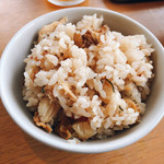 Tonkatsu Tamafuji - 帆立の炊き込みご飯