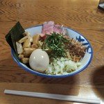 麺屋お浦 - 油そばの全部乗せ(1000円)