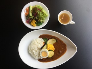 Cafe Restaurant Ruscello - 夏野菜カレーランチ