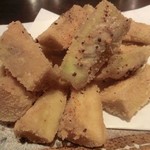 じとっこ組合 - 「長茄子マキシマム」：外はサクッと、中はトロッと♪　仕上げのマキシマムが香ばしい！