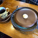 とんぼ玉&Cafe 小さな探究室 - チョイスしたドリンクはおかわり自由のアイスコーヒーで250円！