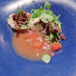 ポエシア - 鱧 西瓜と梅のガスパチョ
      (TN)