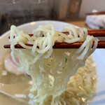 中華飯店 キンサン - 細ちぢれ麺