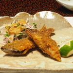 京亭 - 鮎のフライ