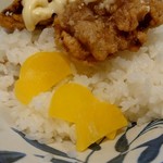 Hagiyashiyokujidokoro - から揚げ丼にする