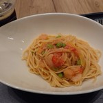 Tarizu Kohi - 小エビの明太子パスタ ～白ワイン仕立て～810円