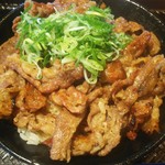 韓丼 - カルビ丼（大盛）￥800
