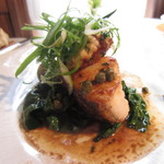 ラ・ターブル・ド・トリウミ - メイン・真鱈とその白子のムニエル