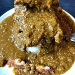 三珍 富士力食堂 - マウンテンチキンカツカレー(並)