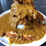 三珍 富士力食堂 - マウンテンチキンカツカレー(並)