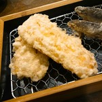 天ぷら 穴子蒲焼 助六酒場 - トウモロコシの天婦羅