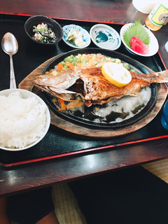 Ooki Kaisambutsu Resutoran - 魚バター焼き定食