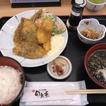 Kaganoto Kaisendokoro Shungyotei - 鮮魚フライ定食
